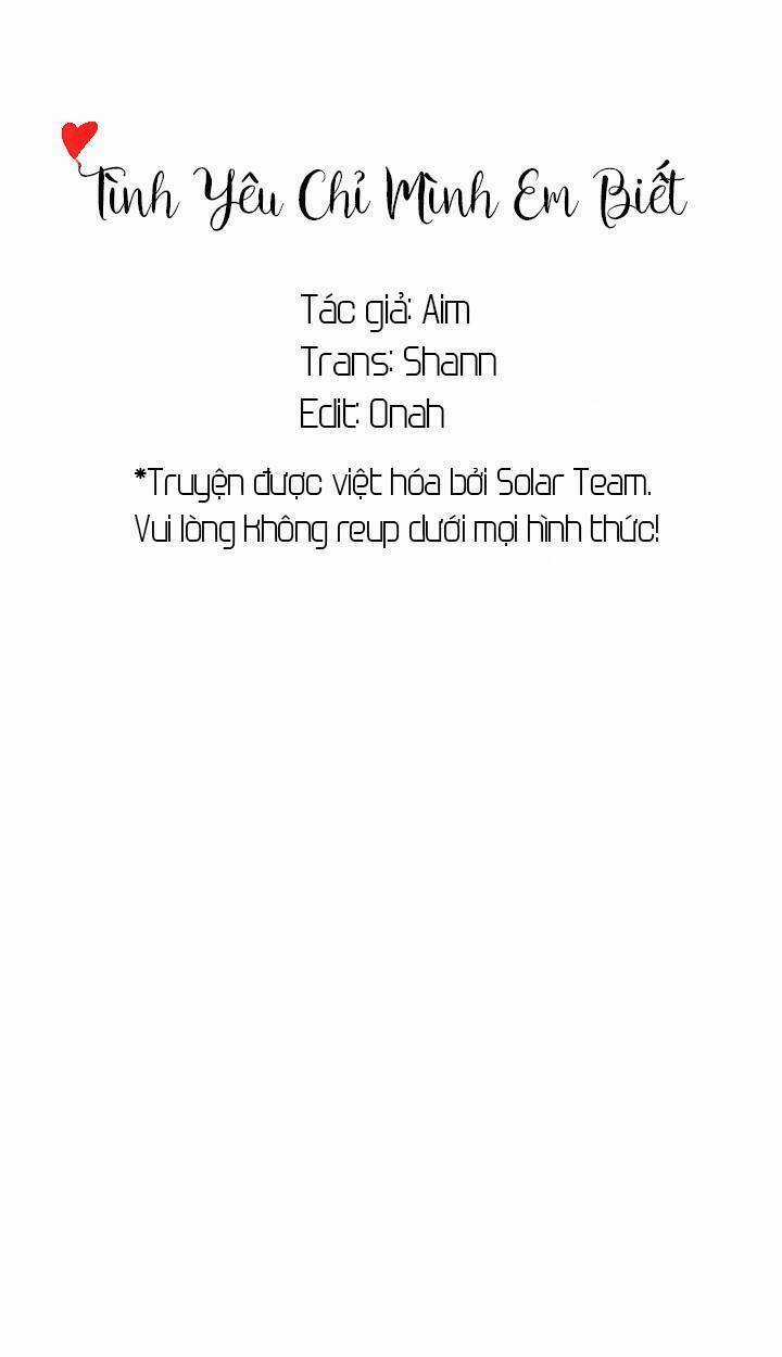 Tình Yêu Chỉ Mình Em Biết Chapter 18 trang 5
