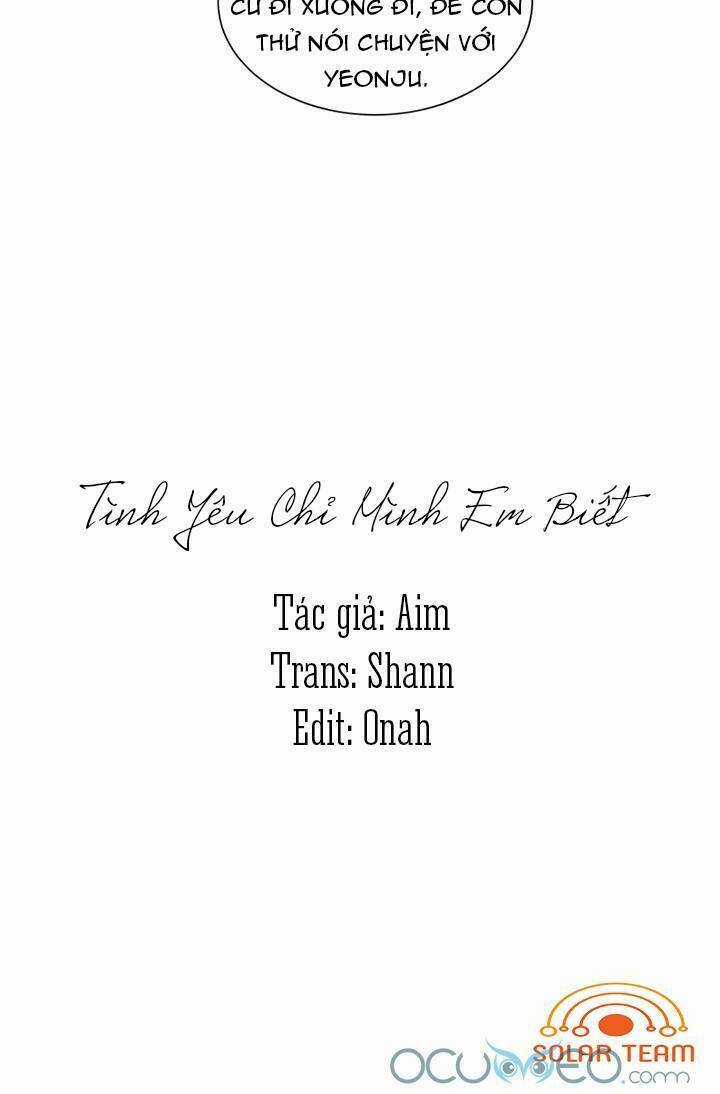 Tình Yêu Chỉ Mình Em Biết Chapter 21 trang 4