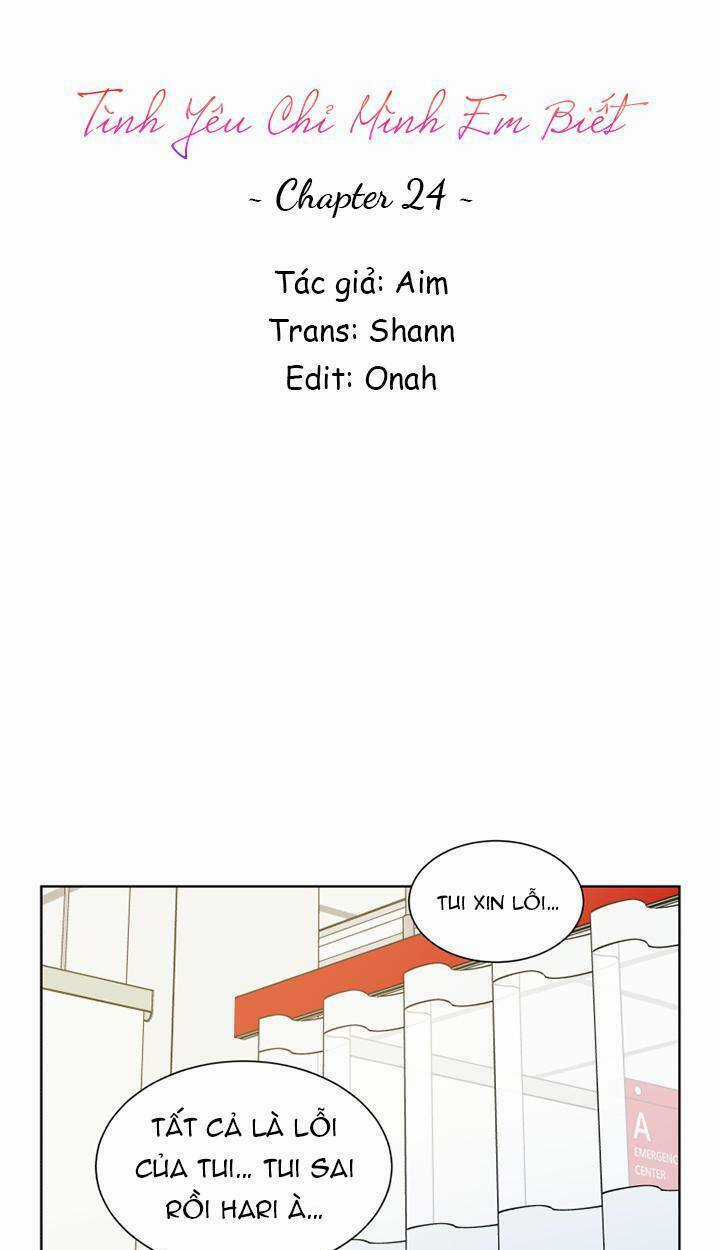 Tình Yêu Chỉ Mình Em Biết Chapter 24 trang 5