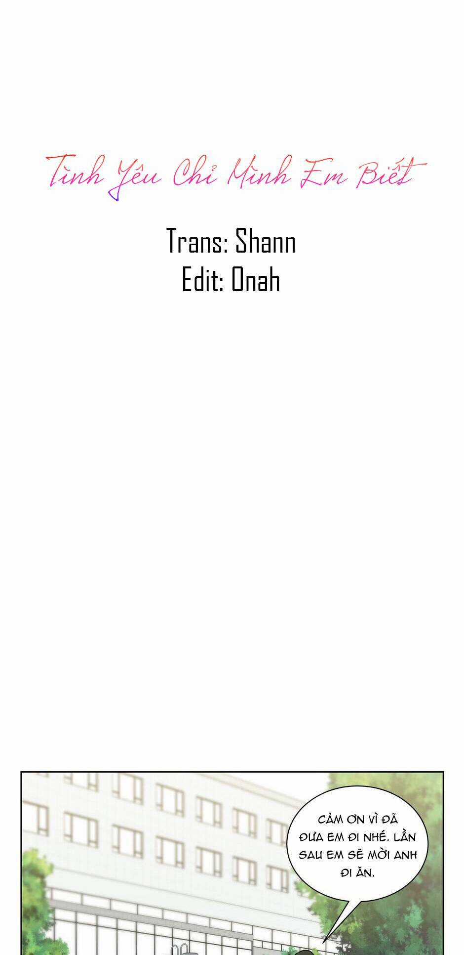 Tình Yêu Chỉ Mình Em Biết Chapter 27 trang 14