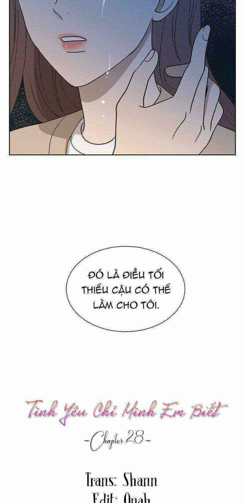 Tình Yêu Chỉ Mình Em Biết Chapter 28 trang 5