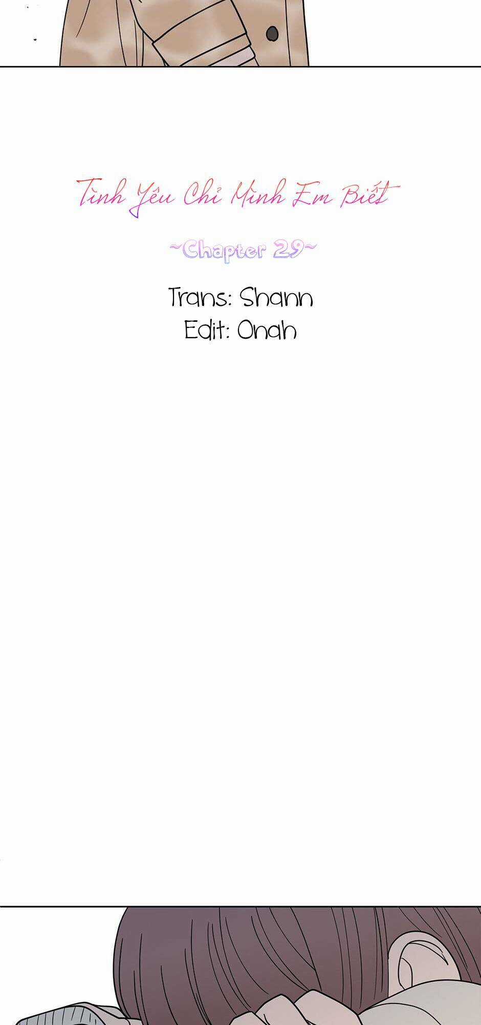Tình Yêu Chỉ Mình Em Biết Chapter 29 trang 16