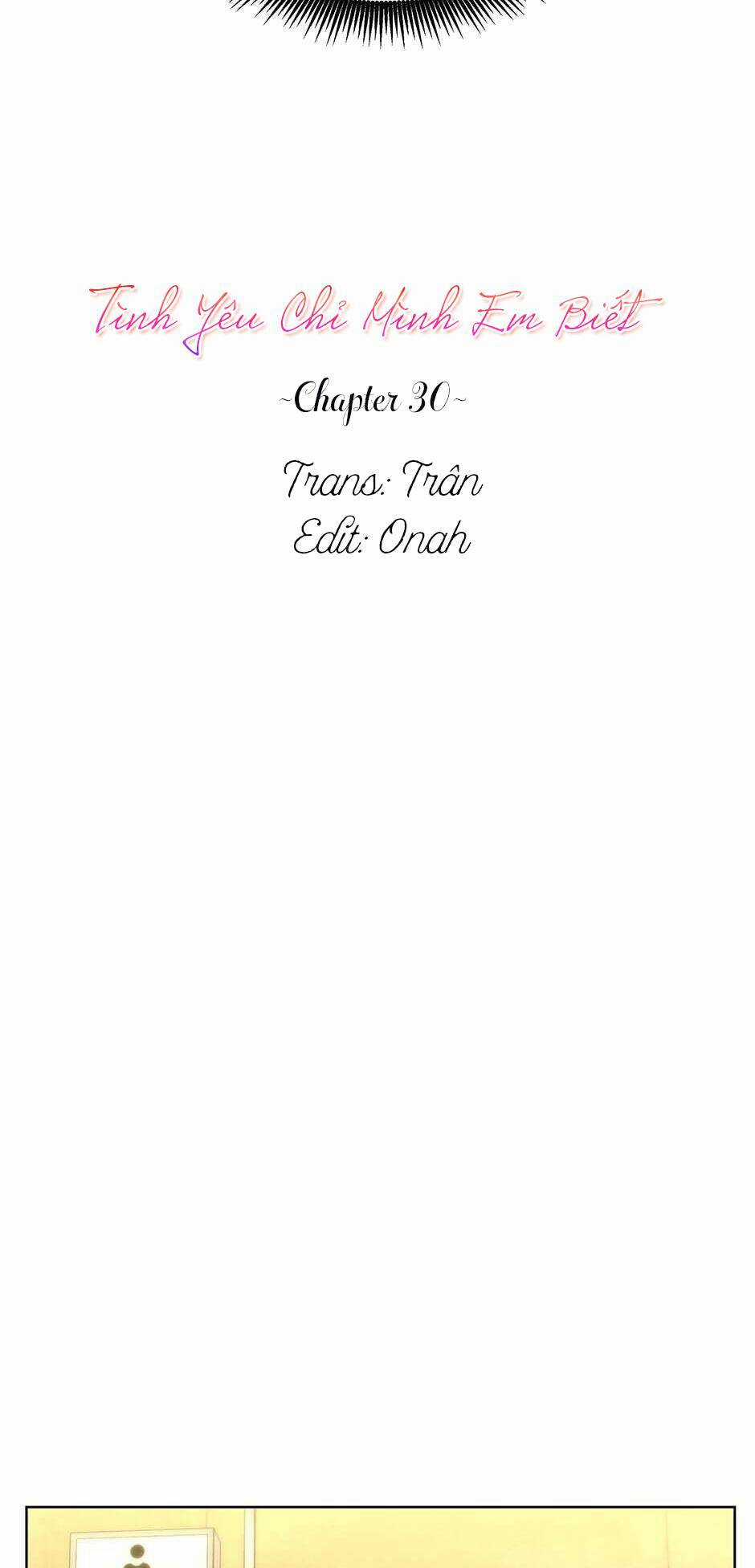 Tình Yêu Chỉ Mình Em Biết Chapter 30 trang 13