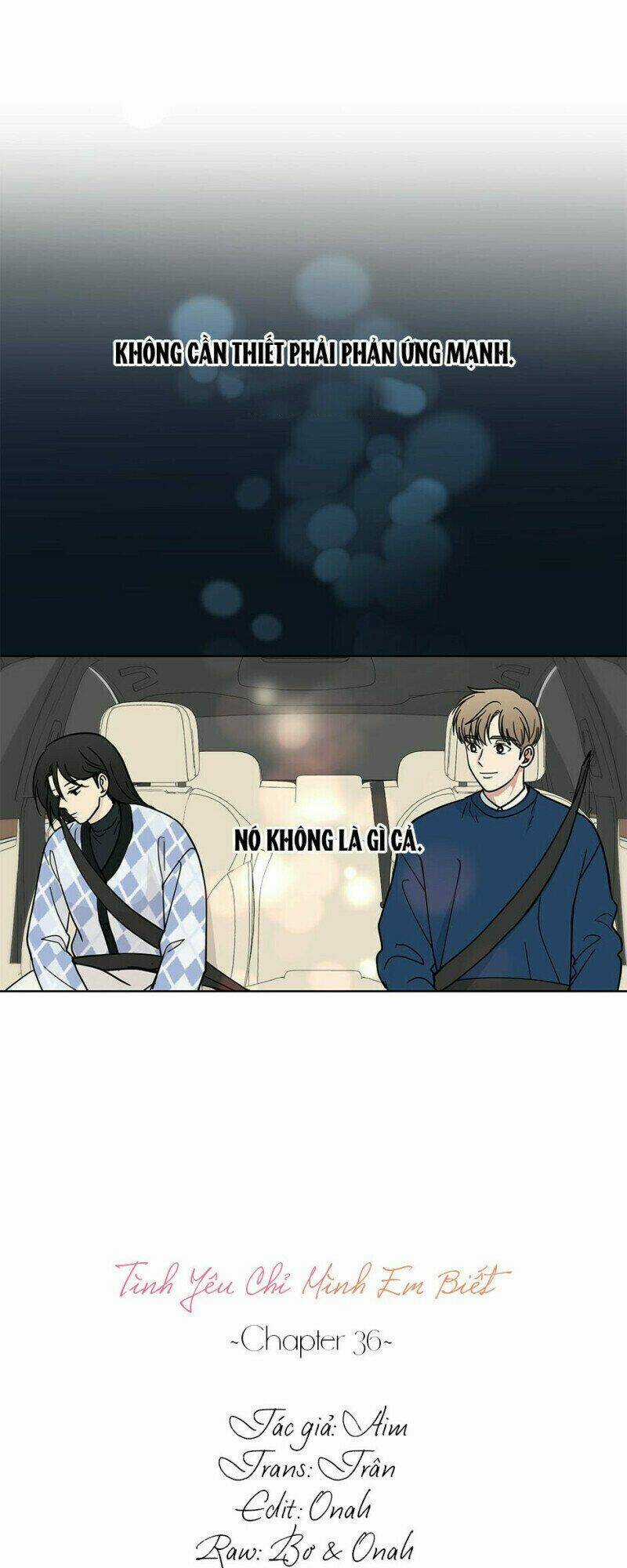 Tình Yêu Chỉ Mình Em Biết Chapter 36 trang 8