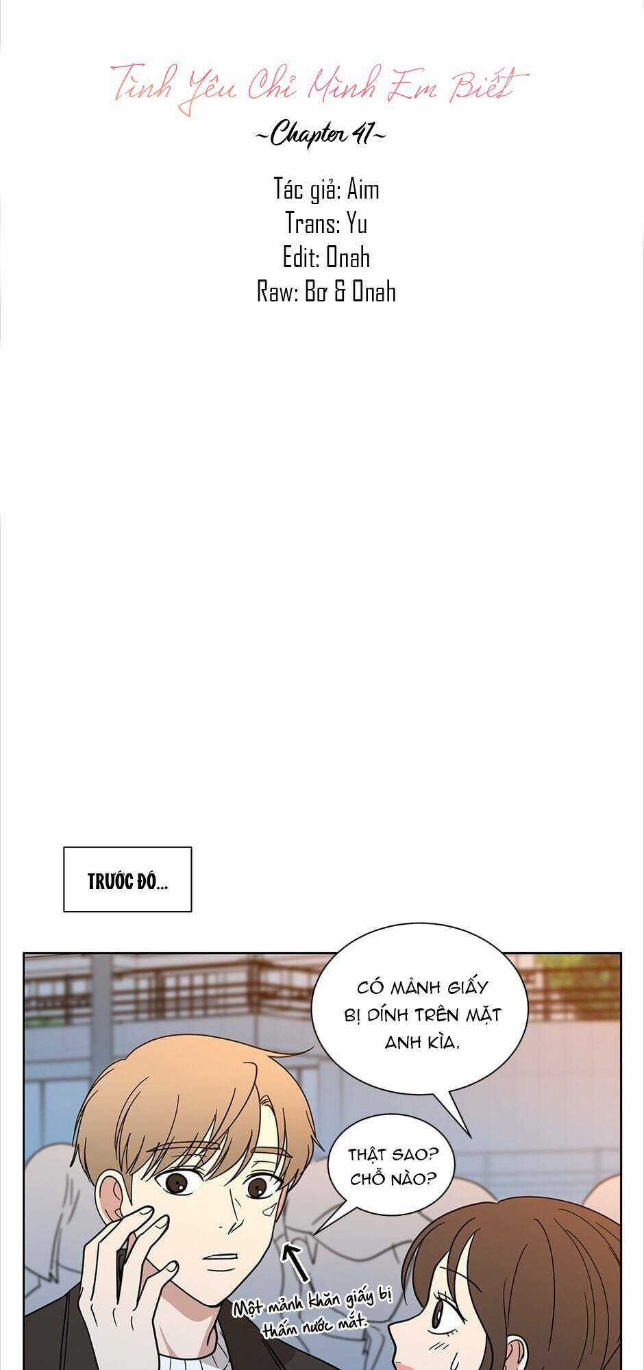 Tình Yêu Chỉ Mình Em Biết Chapter 41 trang 6