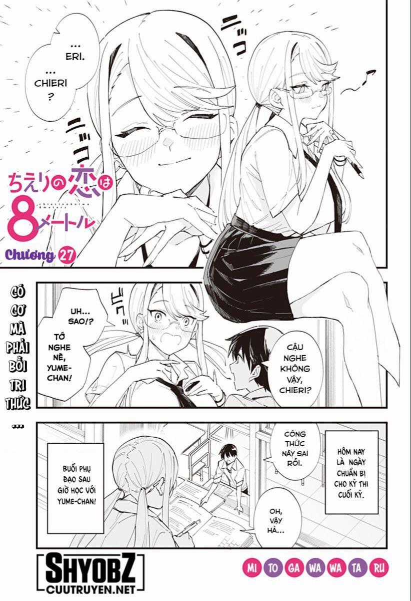 Tình Yêu Của Chieri Cao Tới Tận 8 Mét Món quà ý nghĩa nhất cho người thân yêu Chapter 27 trang 1
