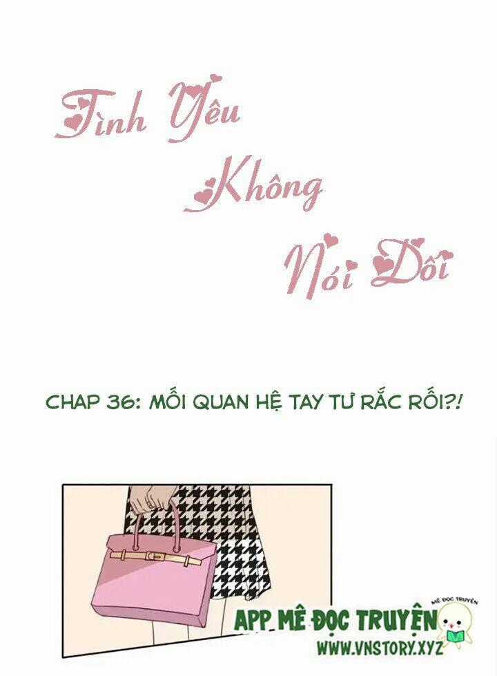 Tình Yêu Không Nói Dối Chapter 36 trang 0