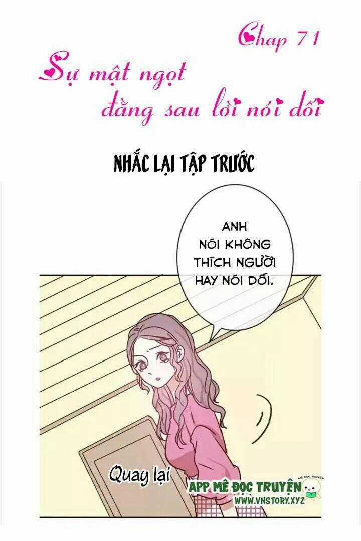 Tình Yêu Không Nói Dối Chapter 71 trang 0