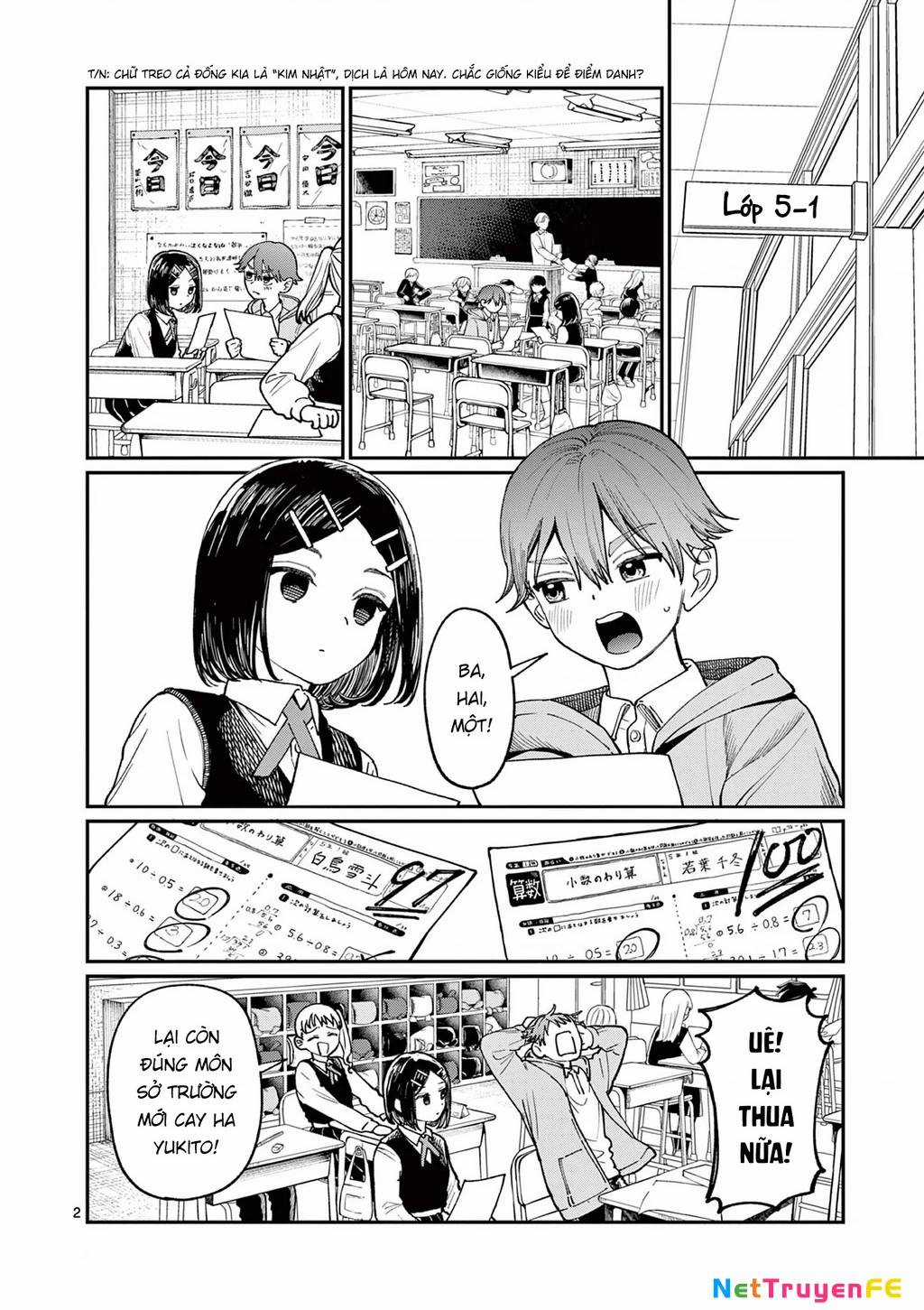 Tình Yêu Màu Lam Nhà Wakaba Chương 3 trang 2