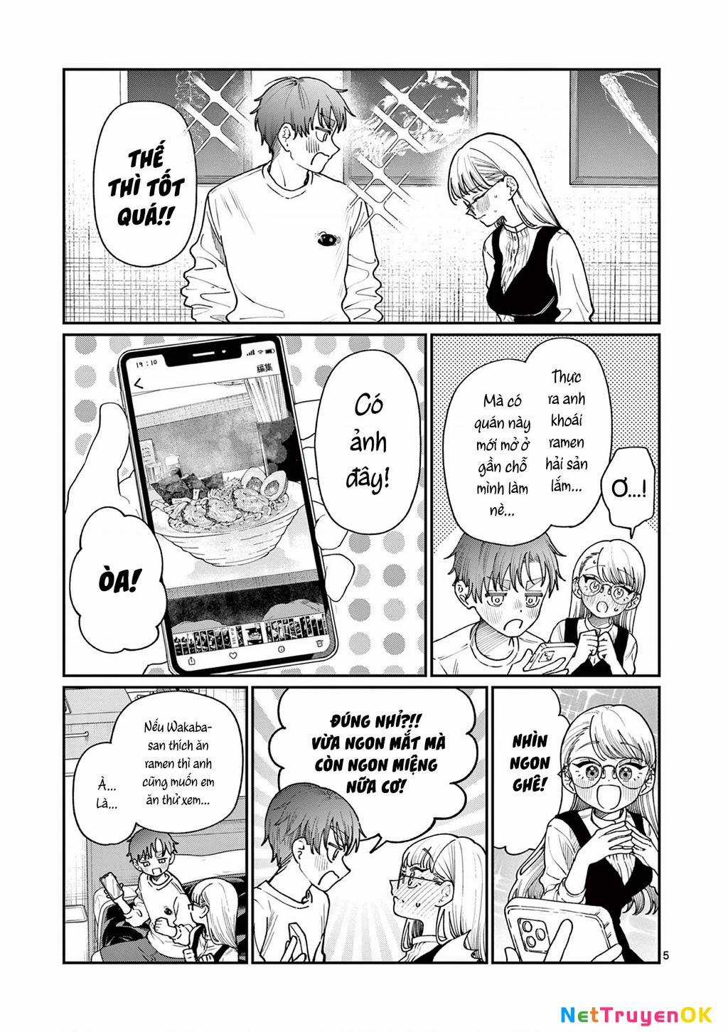 Tình Yêu Màu Lam Nhà Wakaba Chương 7 trang 5