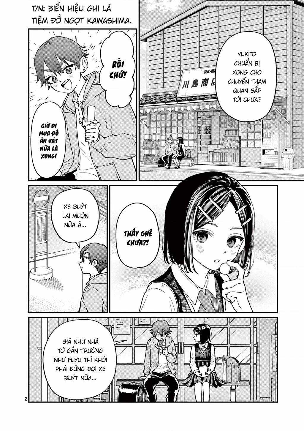 Tình Yêu Màu Lam Nhà Wakaba Chương 8 trang 2