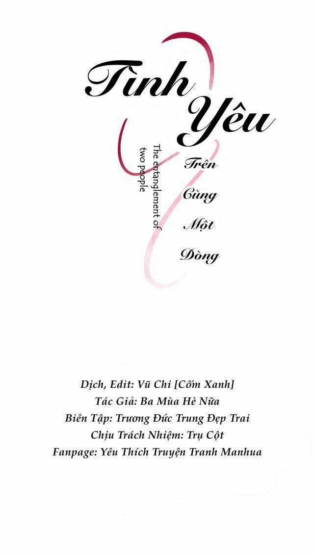 Tình Yêu Trên Cùng Một Dòng Chapter 3.1 trang 1