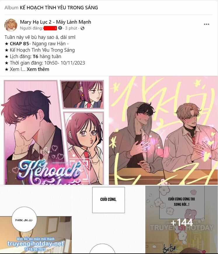 Tình Yêu Trong Sáng Chapter 85.1 trang 74