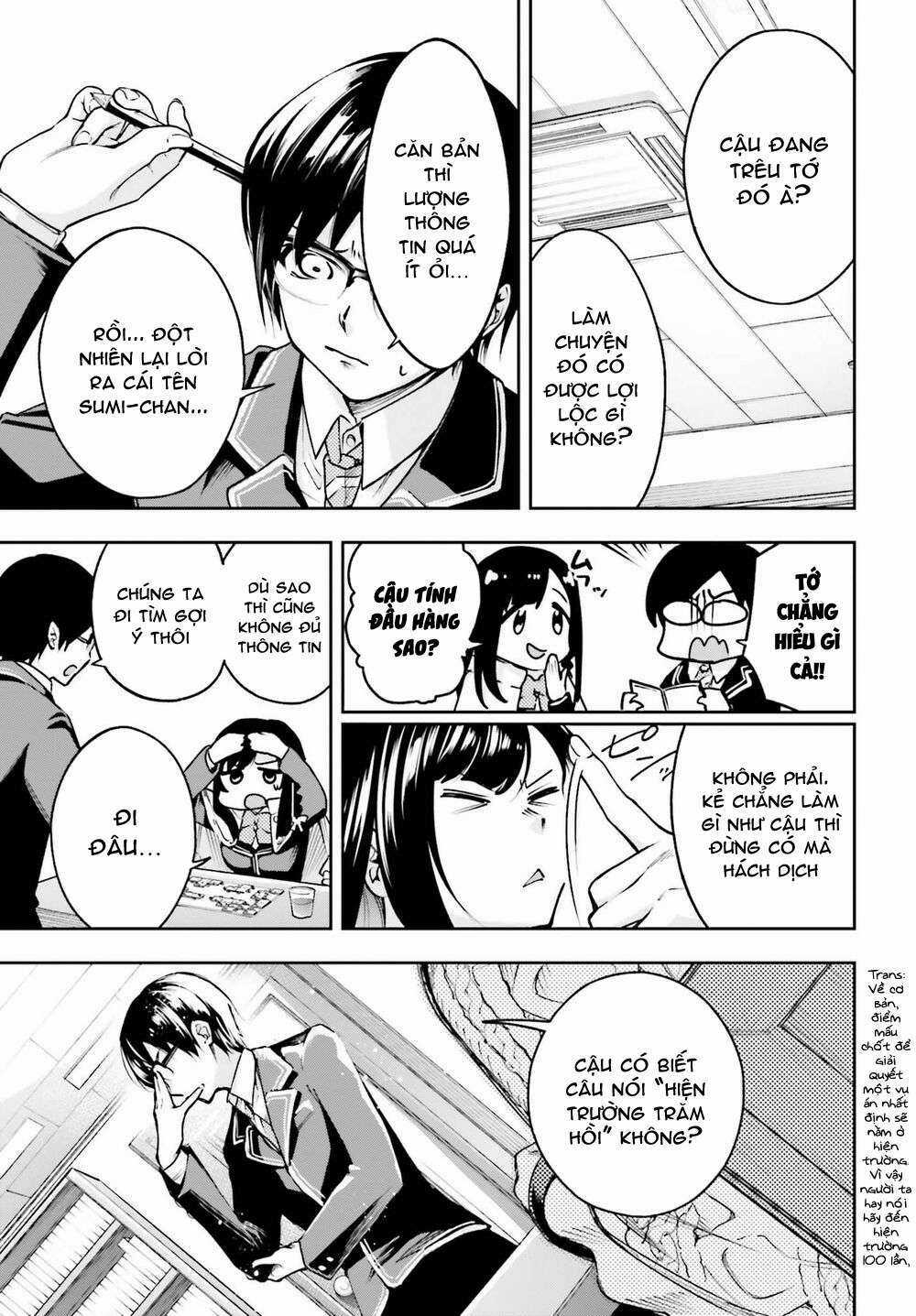 Tớ Sẽ Giải Đáp Bí Ẩn Của Cậu Chapter 1 trang 23