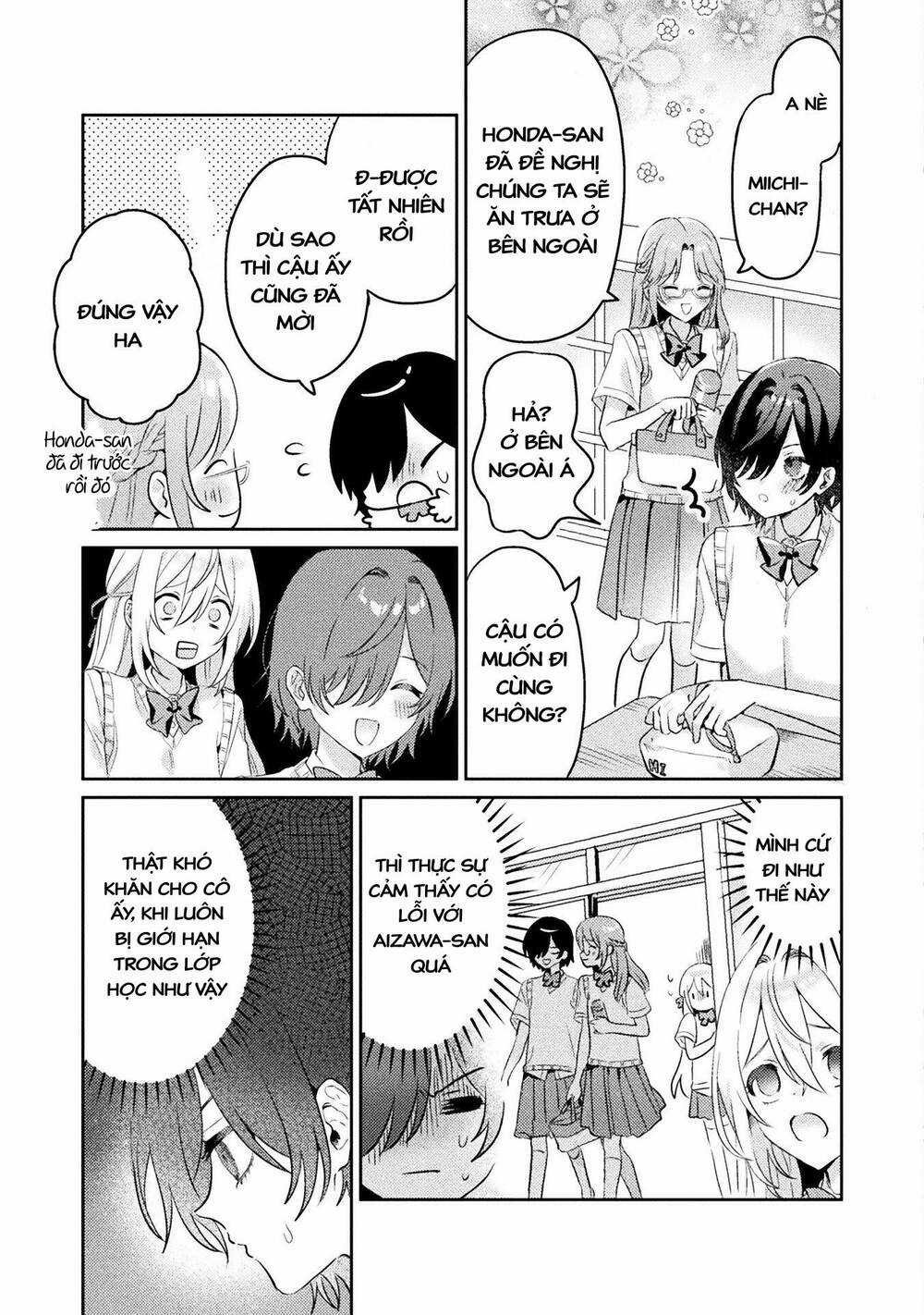Tớ Thấy Cậu Được Đó, Aizawa-San Chapter 6 trang 4