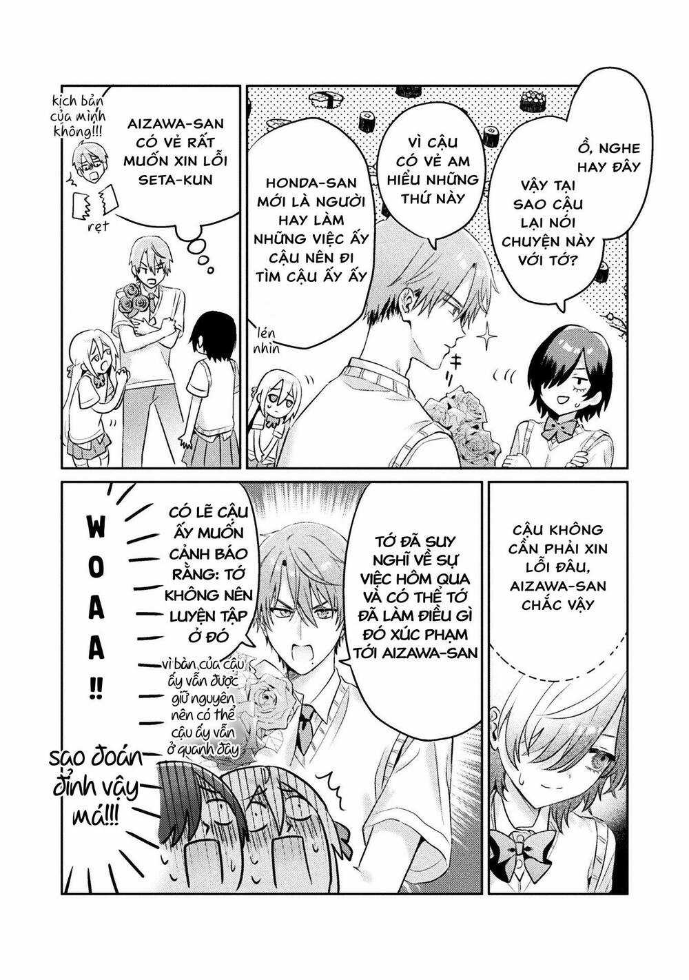 Tớ Thấy Cậu Được Đó, Aizawa-San Chapter 6 trang 7