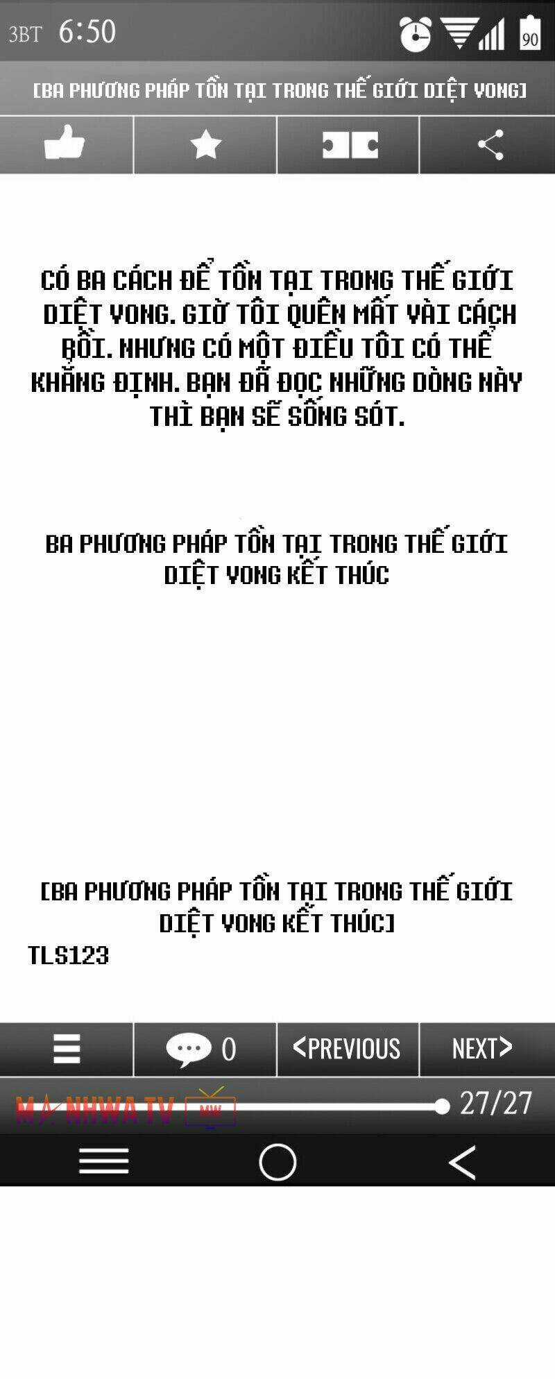 Toàn Trí Độc Giả - Omniscient Reader Chapter 1 trang 6