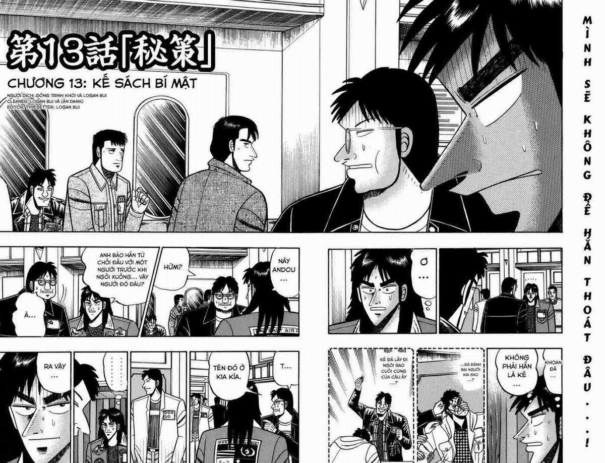 Tobaku Mokushiroku Kaiji Chapter 13 trang 1