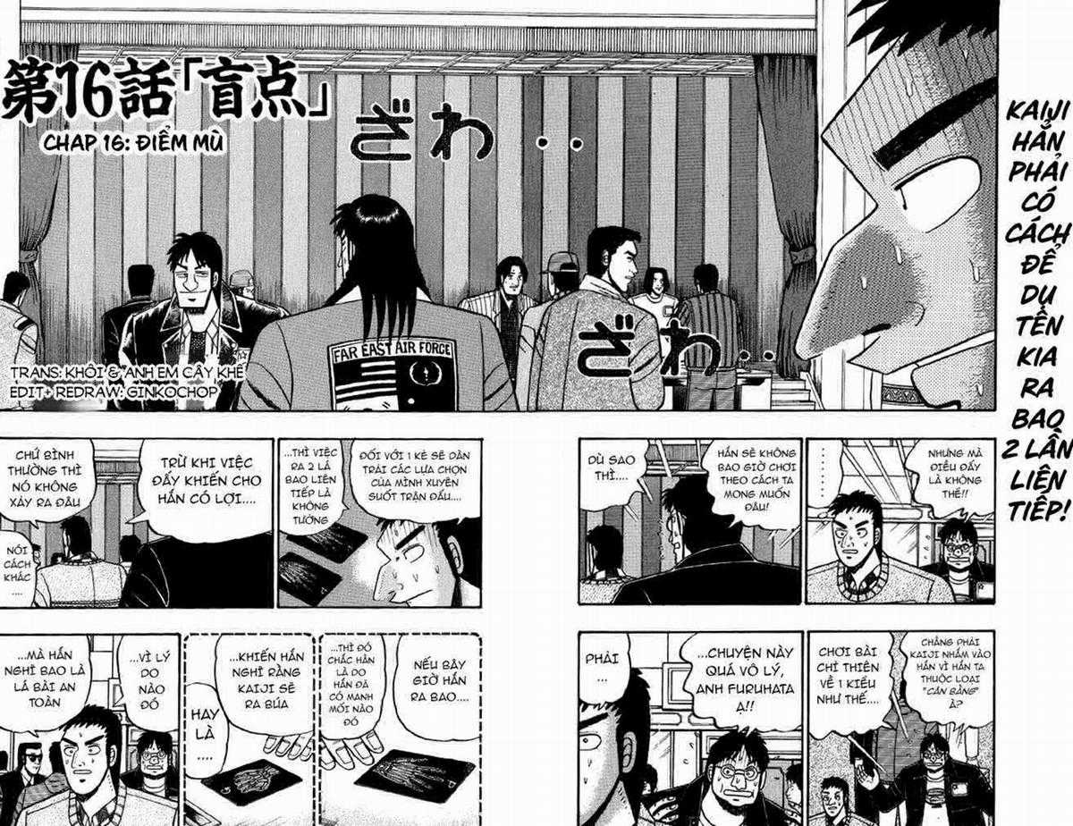 Tobaku Mokushiroku Kaiji Chapter 16 trang 1