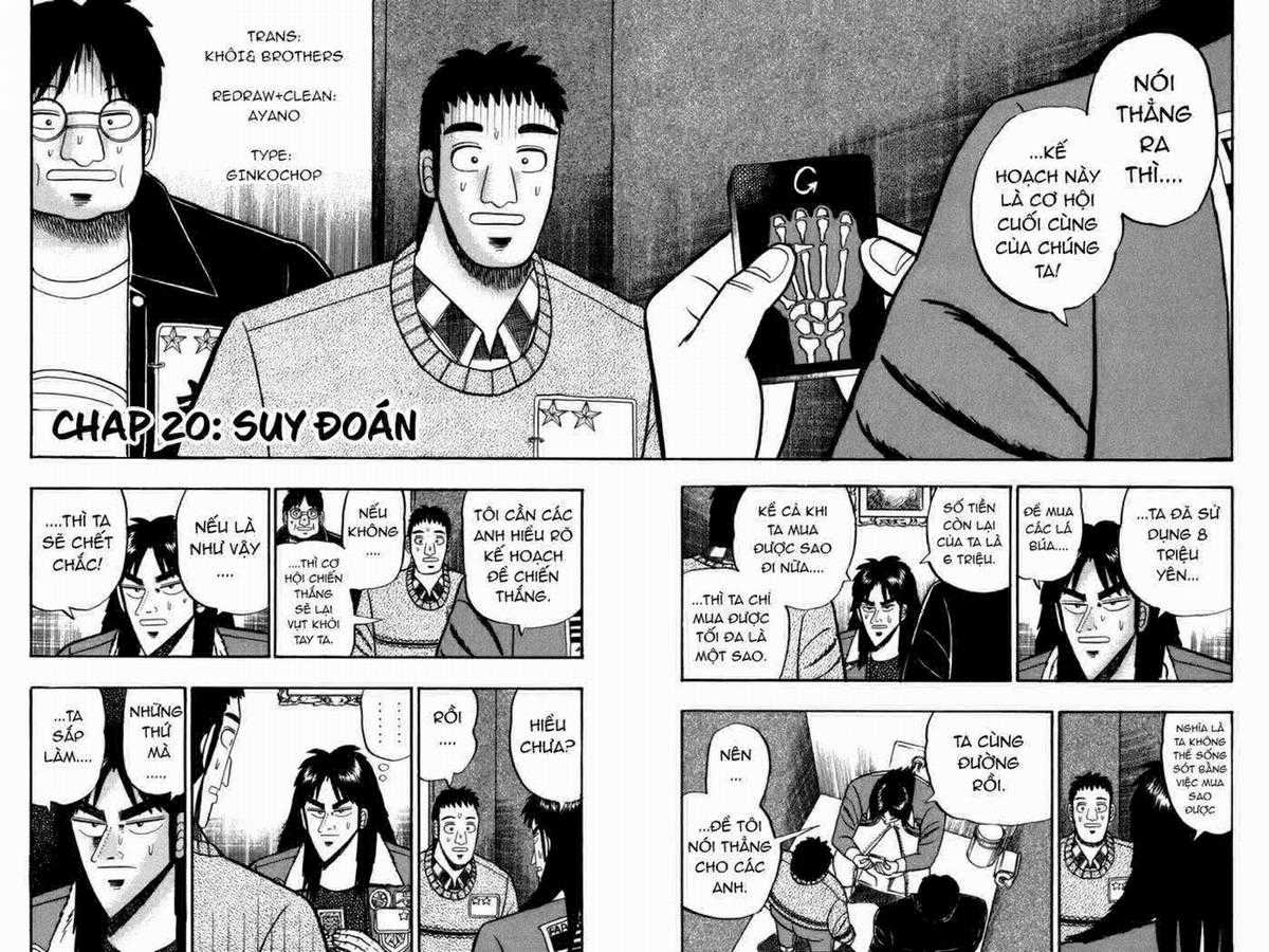 Tobaku Mokushiroku Kaiji Chapter 20 trang 1