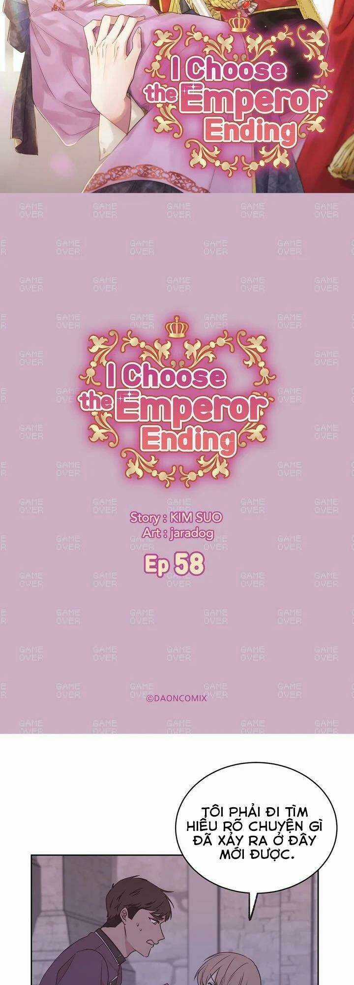 Tôi Chọn Kết Thúc Của Hoàng Đế Chapter 58 trang 2