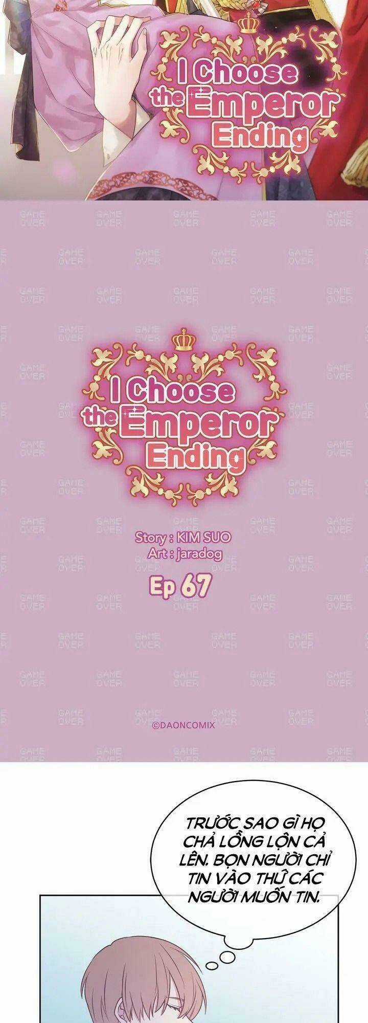 Tôi Chọn Kết Thúc Của Hoàng Đế Chapter 67 trang 4