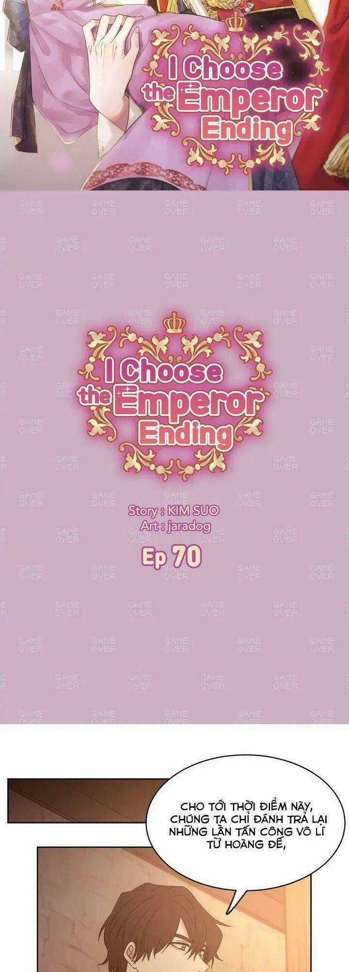 Tôi Chọn Kết Thúc Của Hoàng Đế Chapter 70 trang 2