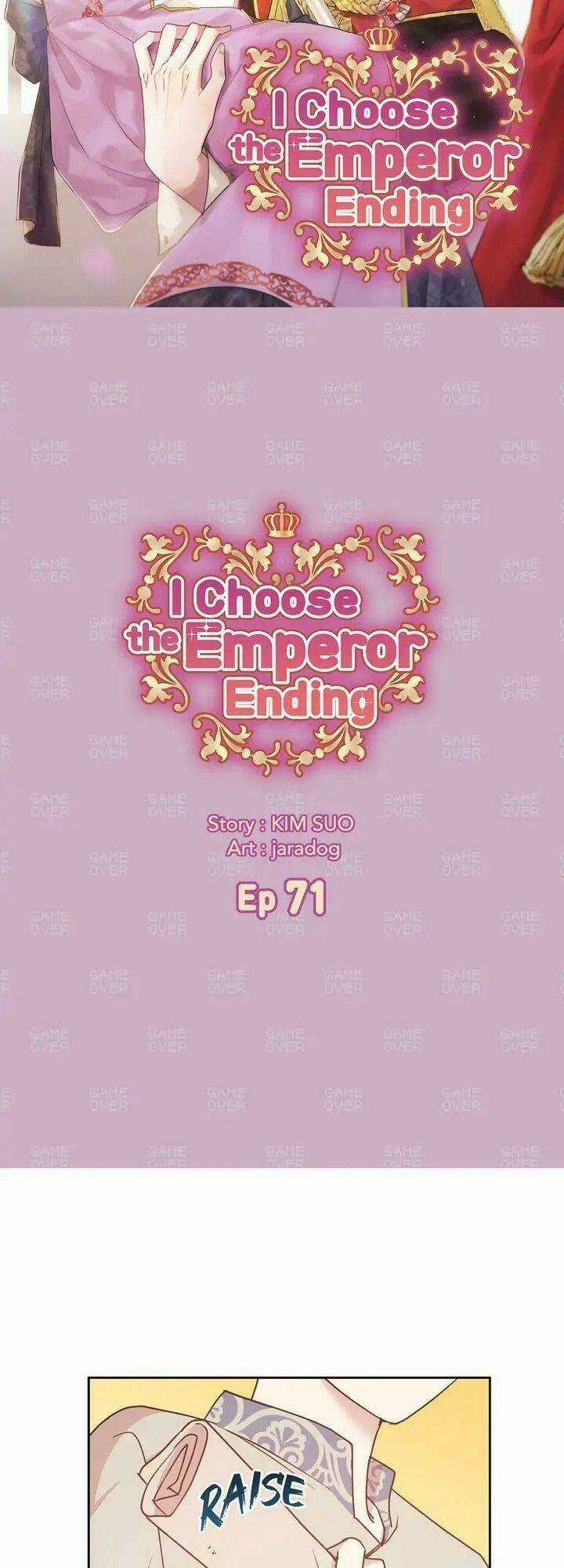 Tôi Chọn Kết Thúc Của Hoàng Đế Chapter 71 trang 2