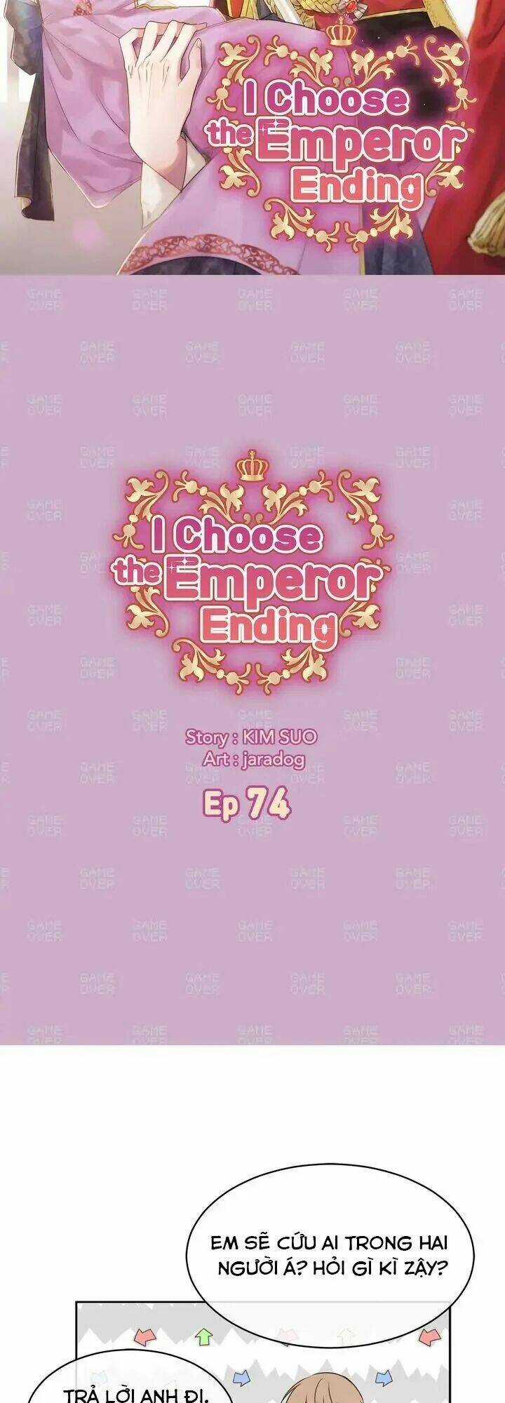 Tôi Chọn Kết Thúc Của Hoàng Đế Chapter 74 trang 3