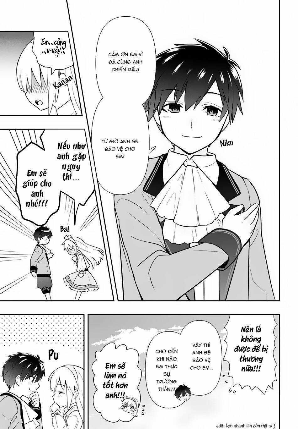 Tôi Chuyển Sinh Và Còn Nhận Được Tình Cảm Của 6 Cô Công Chúa Chapter 2 trang 9