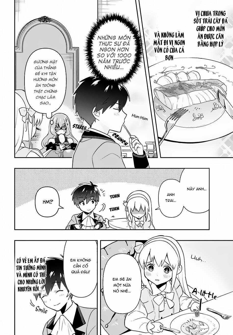 Tôi Chuyển Sinh Và Còn Nhận Được Tình Cảm Của 6 Cô Công Chúa Chapter 3 trang 14