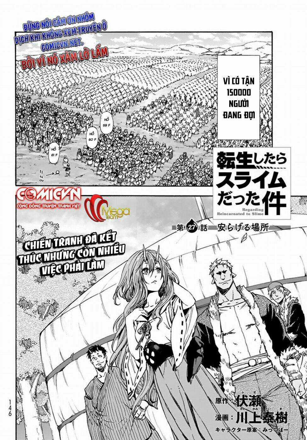 Tôi Đã Chuyển Sinh Thành Slime Chapter 27 trang 1
