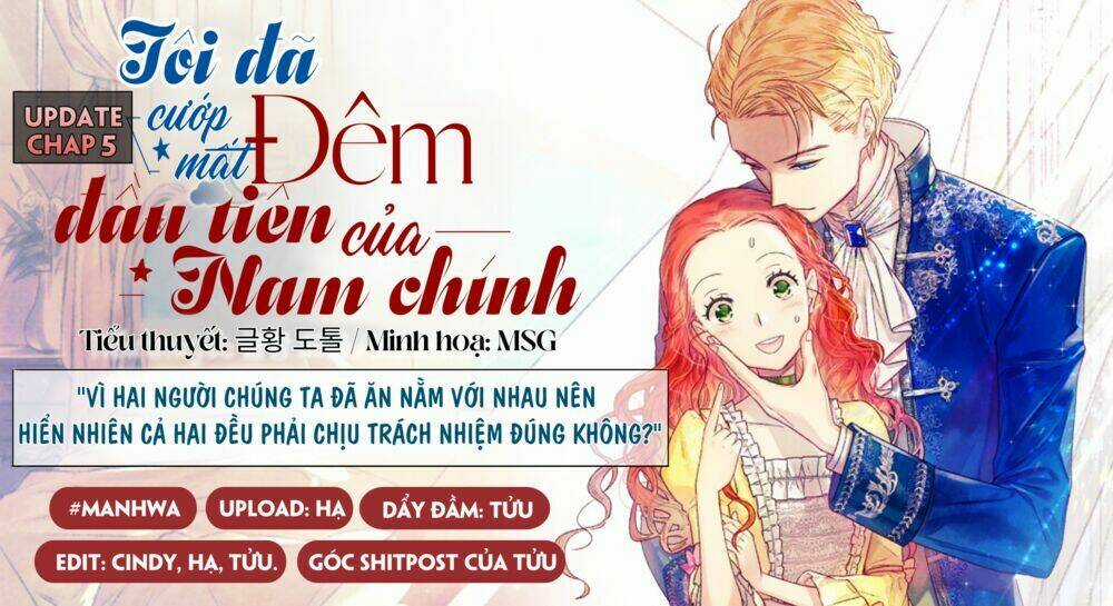 Tôi Đã Cướp Mất Đêm Đầu Tiên Của Nam Chính Chapter 5 trang 2