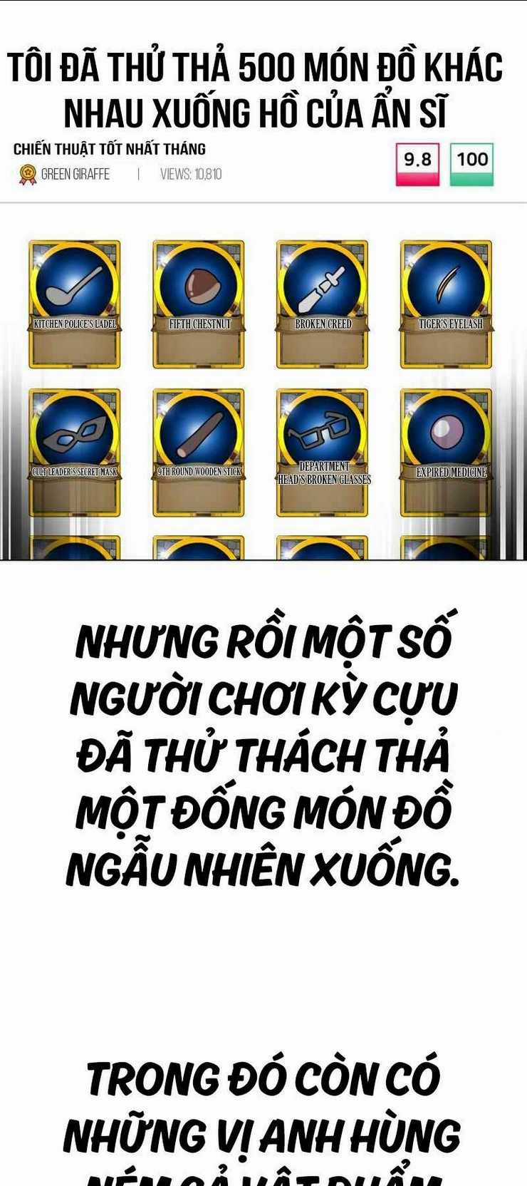 Tôi Đã Giết Tuyển Thủ Học Viện Chapter 10 trang 106