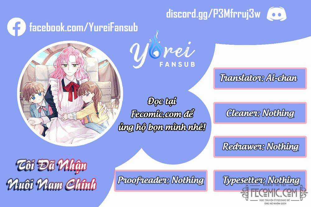 Tôi Đã Nhận Nuôi Nam Chính Chapter 15 trang 0