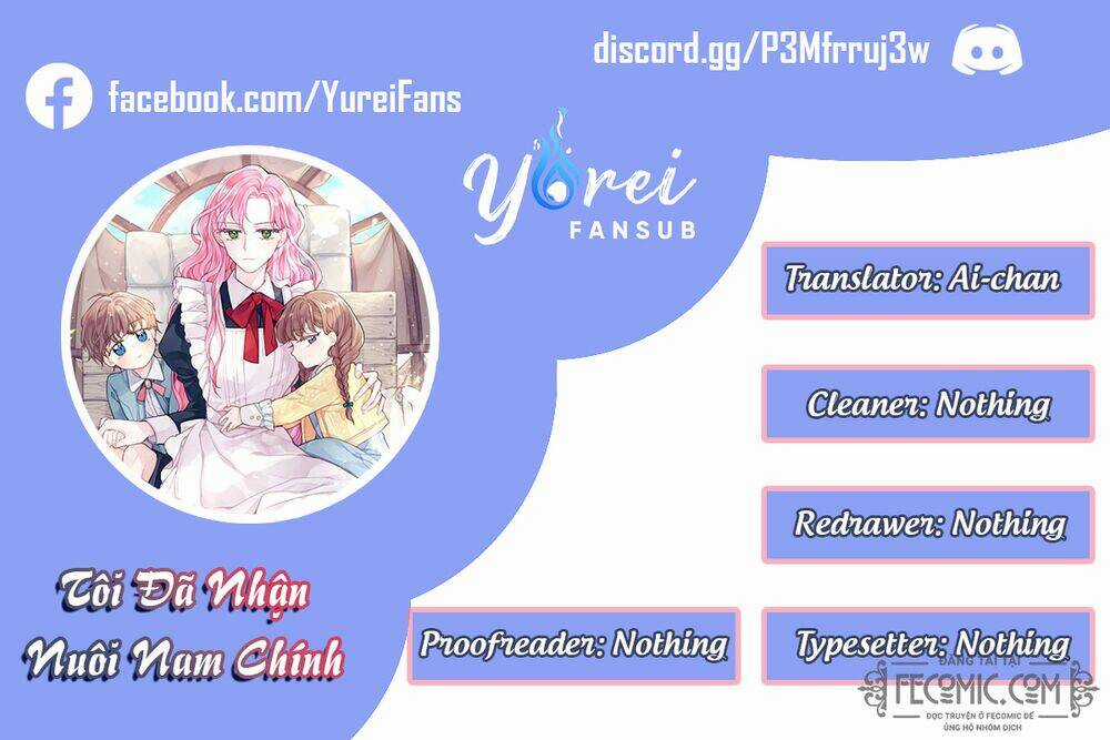 Tôi Đã Nhận Nuôi Nam Chính Chapter 9 trang 0