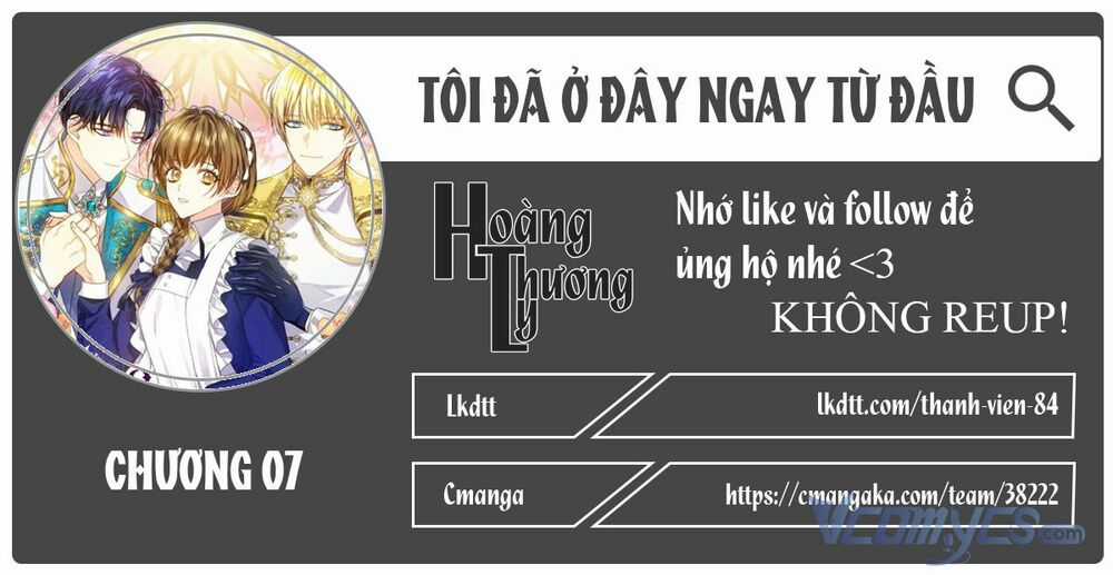 Tôi Đã Ở Đây Ngay Từ Đầu Chapter 7 trang 0