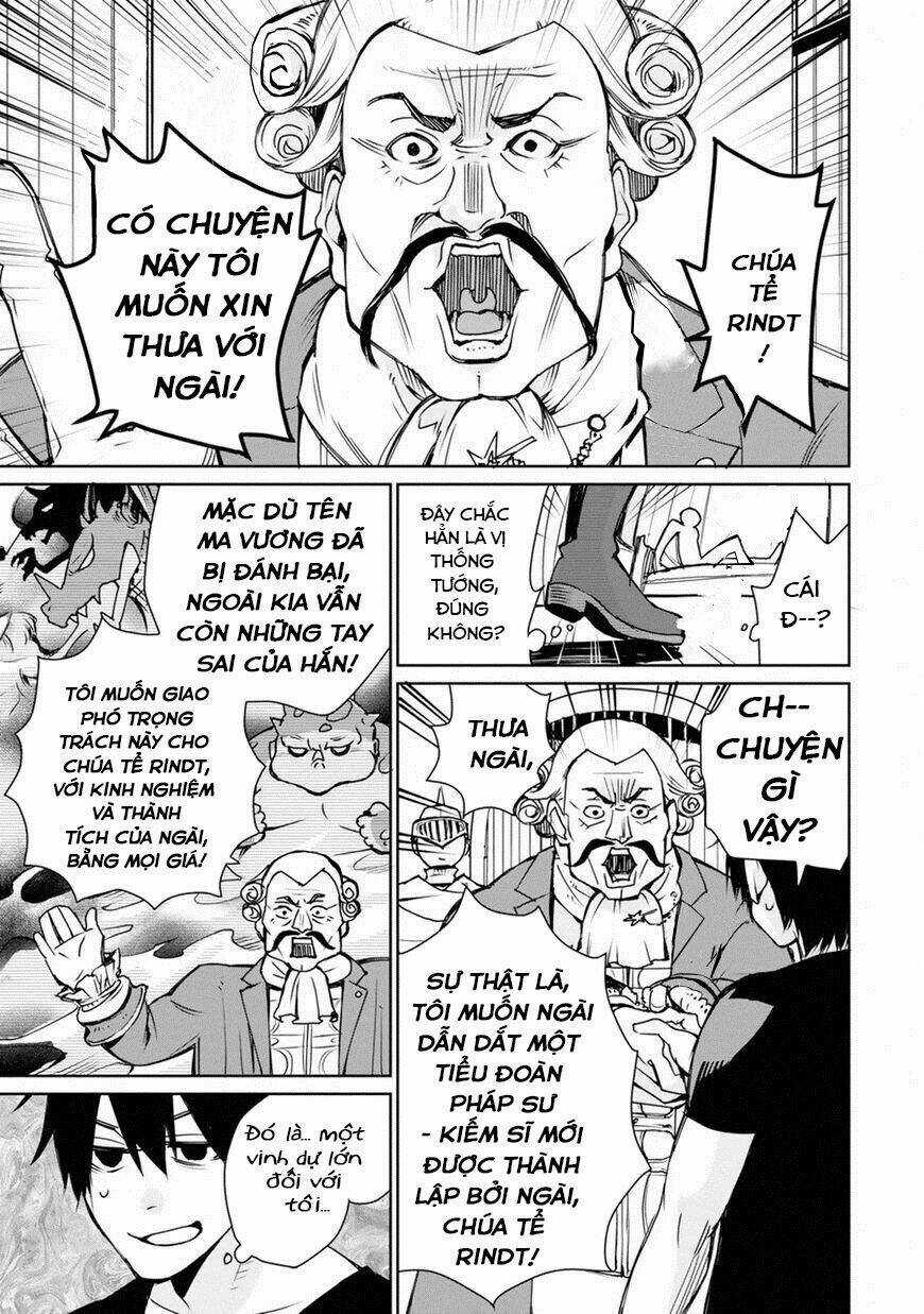 Tôi Đã Từng Là Một Pháp Sư Bá Đạo Cho Đến Khi Ăn Phải Mũi Tên Vào Đầu Gối Và Trở Thành Một Người Bảo Chapter 1 trang 10