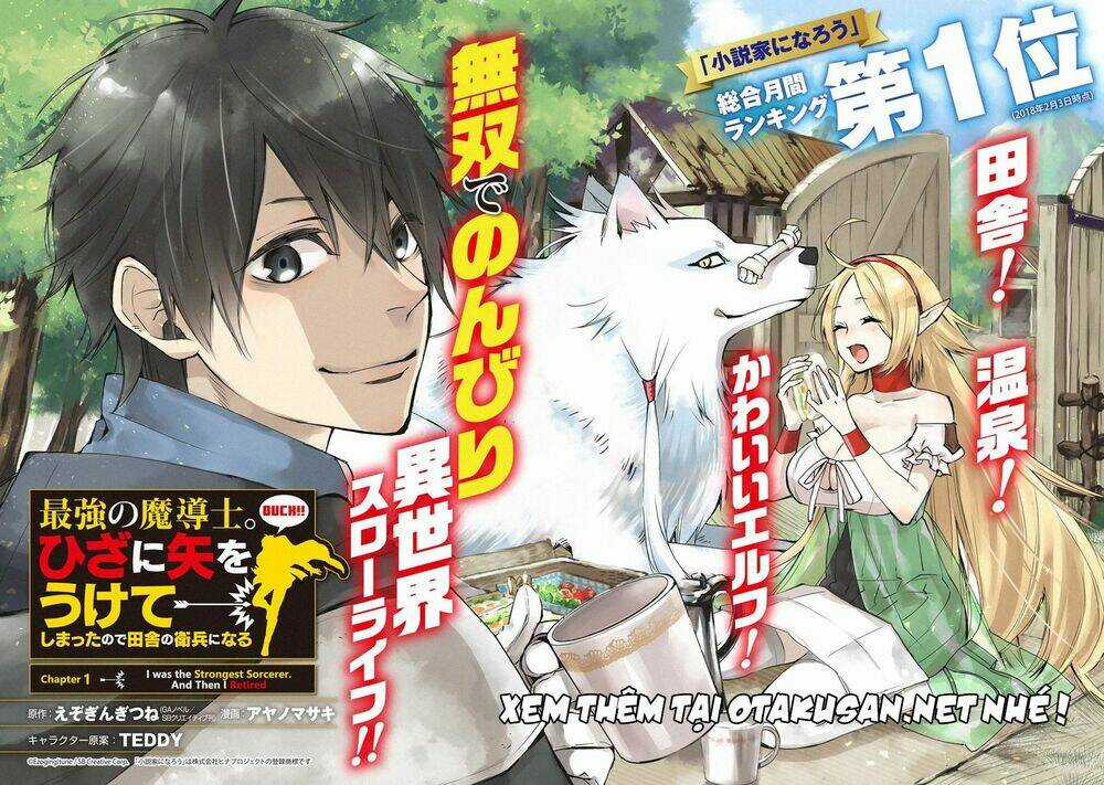 Tôi Đã Từng Là Một Pháp Sư Bá Đạo Cho Đến Khi Ăn Phải Mũi Tên Vào Đầu Gối Và Trở Thành Một Người Bảo Chapter 1 trang 2