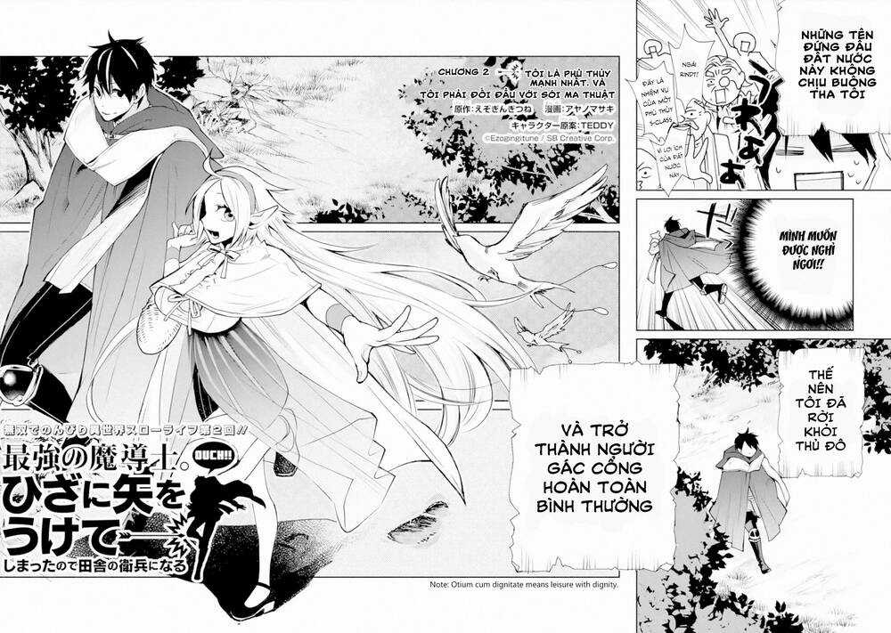 Tôi Đã Từng Là Một Pháp Sư Bá Đạo Cho Đến Khi Ăn Phải Mũi Tên Vào Đầu Gối Và Trở Thành Một Người Bảo Chapter 2.1 trang 3