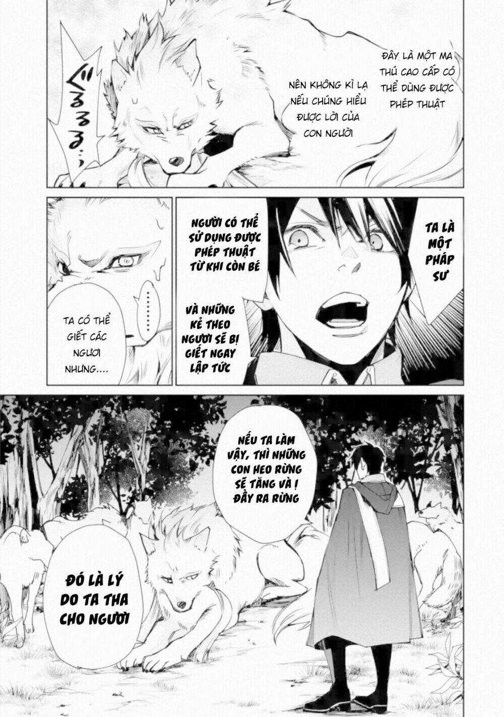 Tôi Đã Từng Là Một Pháp Sư Bá Đạo Cho Đến Khi Ăn Phải Mũi Tên Vào Đầu Gối Và Trở Thành Một Người Bảo Chapter 2.2 trang 12