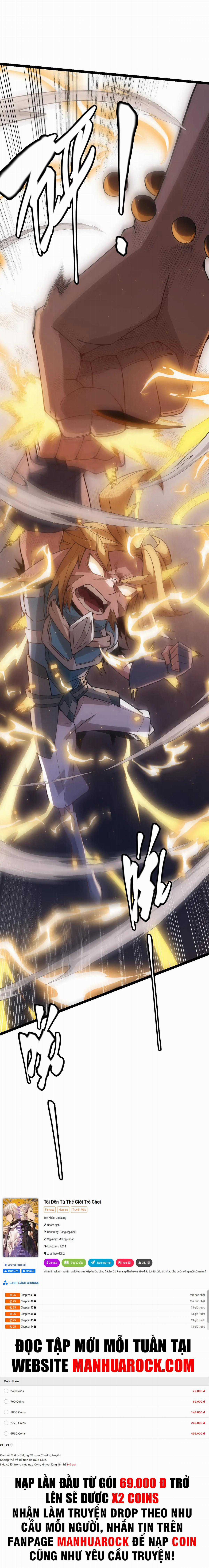 Tôi Đến Từ Thế Giới Trò Chơi Máy chơi trò chơi điện tử tốt nhất Chapter 36 trang 56