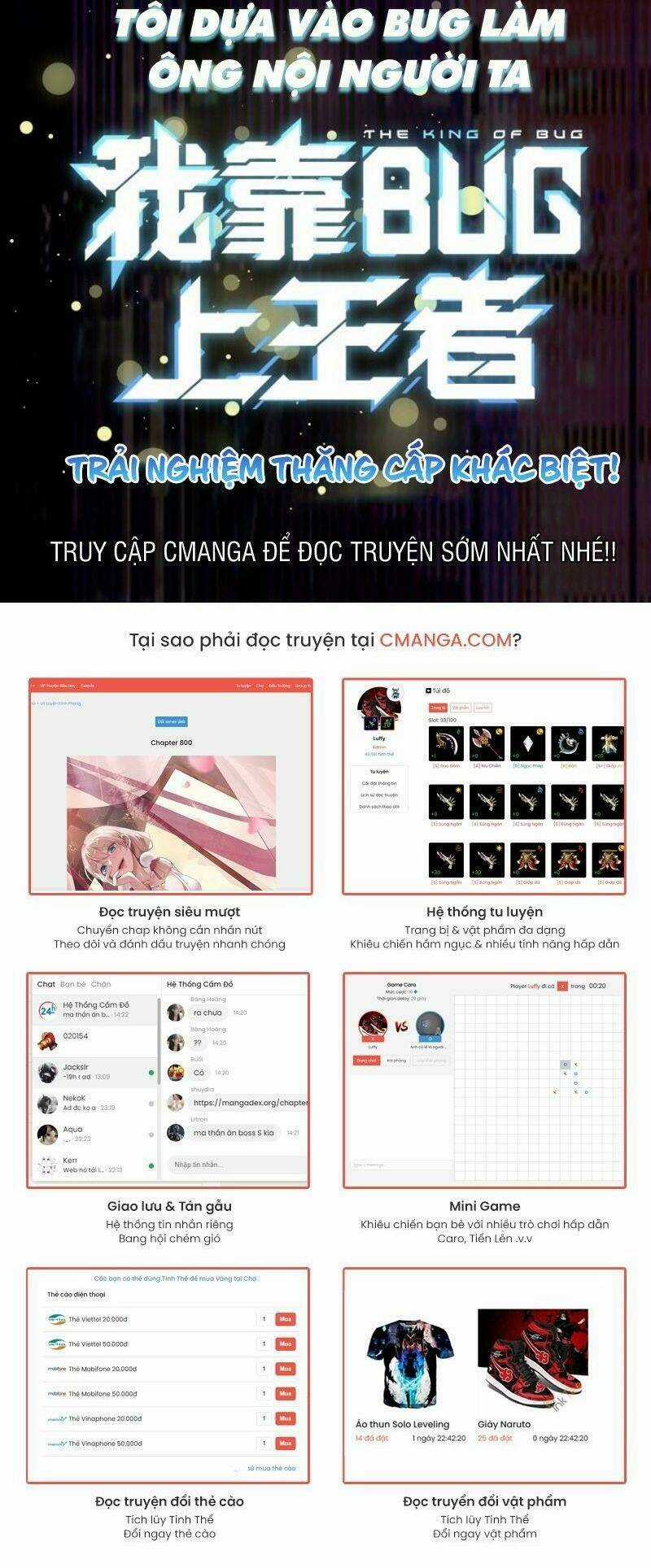 Tôi Dựa Vào Bug Làm Ông Nội Người Ta Chapter 0 trang 23