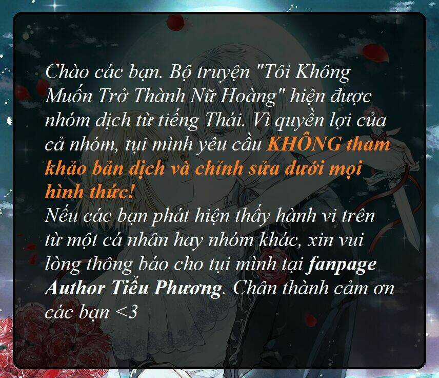 Tôi Không Muốn Trở Thành Nữ Hoàng Chapter 2 trang 3