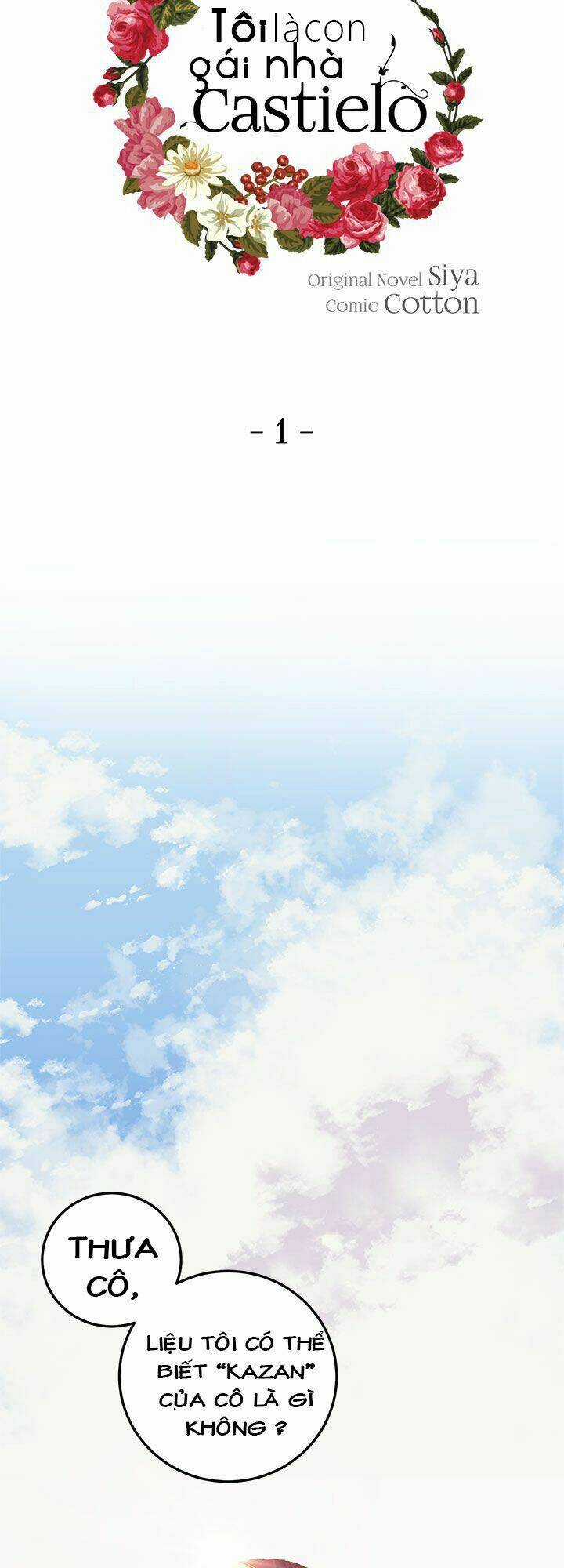 Tôi Là Con Gái Nhà Castiello Chapter 1 trang 7