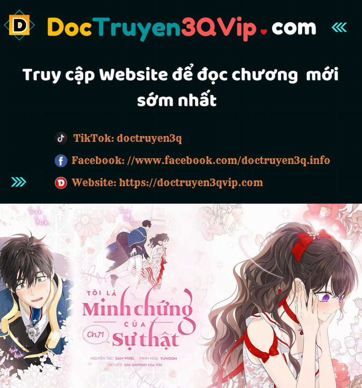 Tôi Là Minh Chứng Của Sự Thật Chapter 71 trang 1