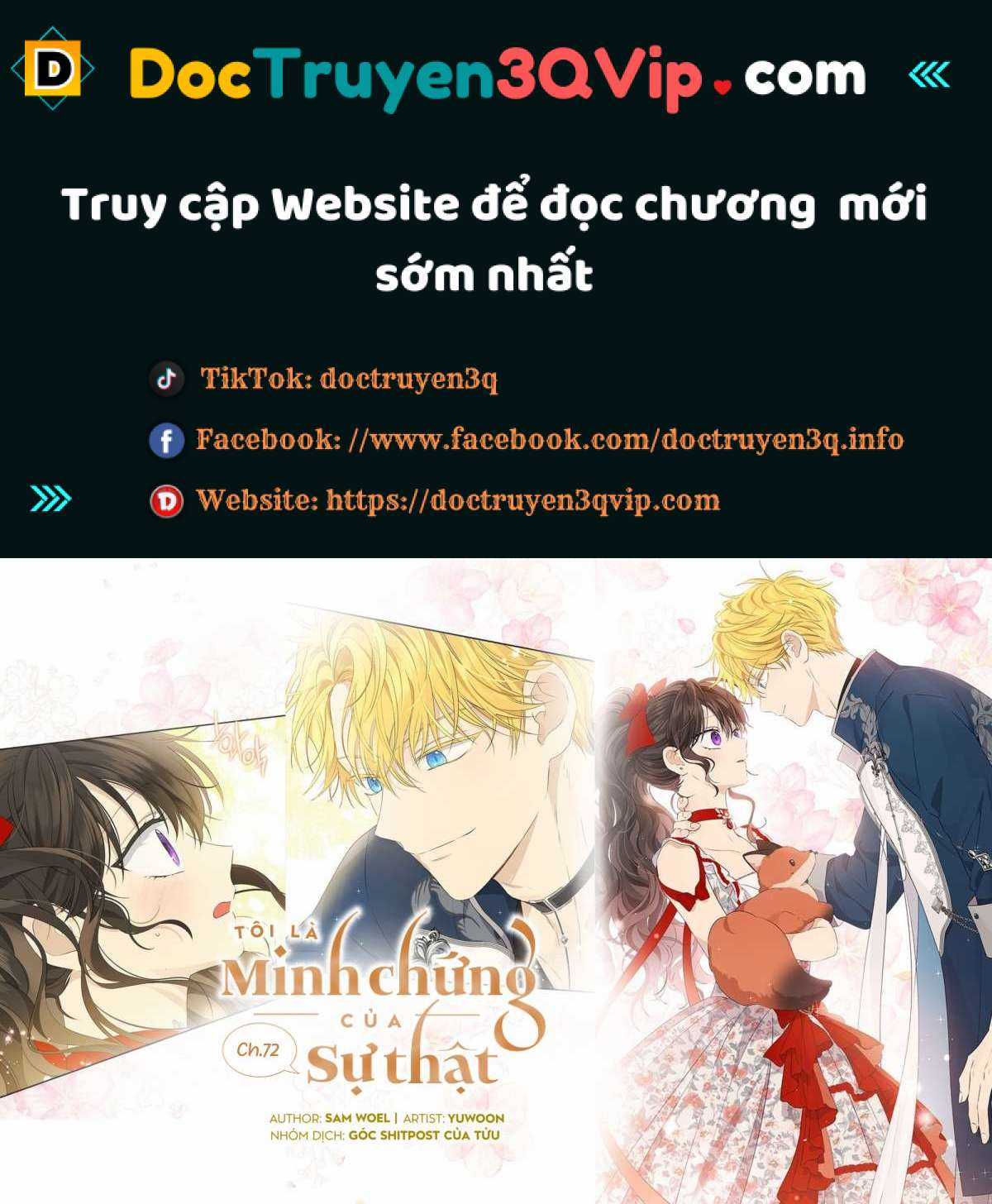 Tôi Là Minh Chứng Của Sự Thật Chapter 72 trang 1