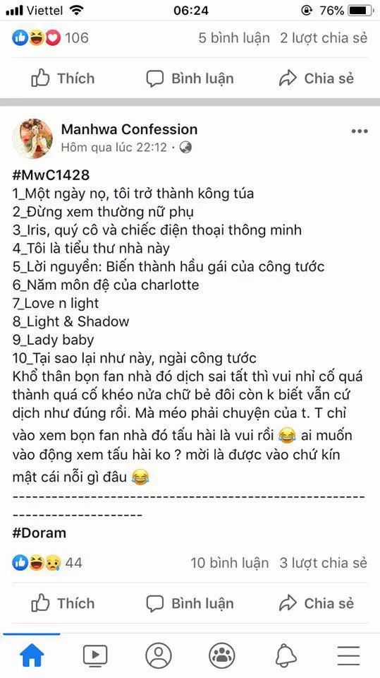 Tôi Là Tiểu Thư Của Gia Đình Này Chapter 56 trang 52