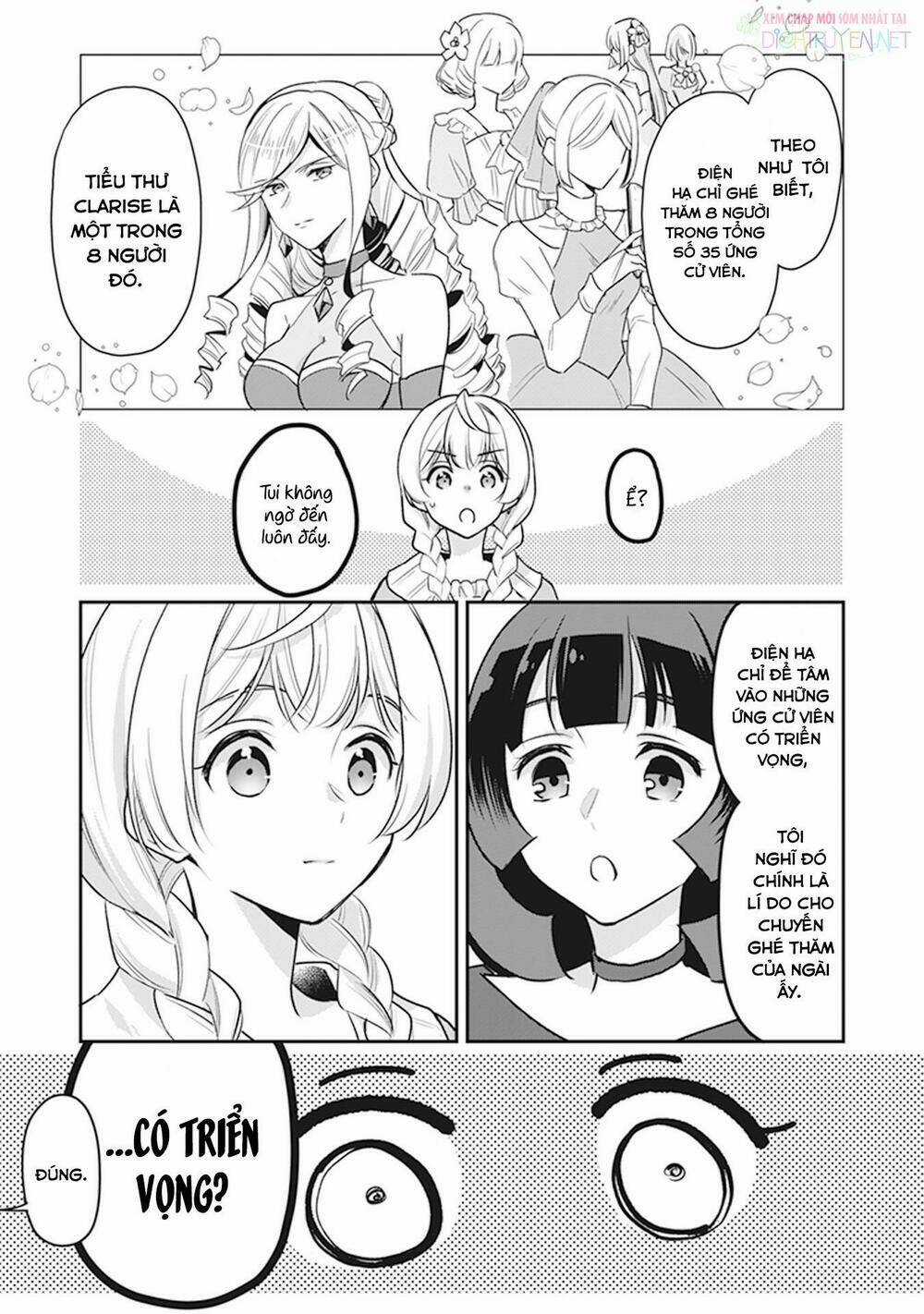 Tôi Là Ứng Cử Viên Cho Vị Trí Hoàng Tử Phi Nhưng Tôi Chắc Kèo Là Tôi Trúng Rồi! Chapter 9 trang 22