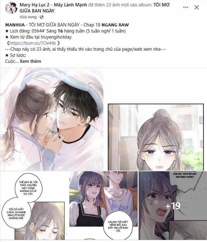 Tôi Mơ Giữa Ban Ngày Chapter 18.1 trang 0